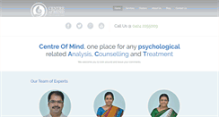 Desktop Screenshot of centreofmind.com