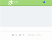 Tablet Screenshot of centreofmind.com
